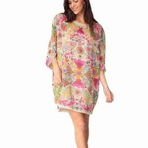Natural Life Happy Days Shift Dress NEW boho